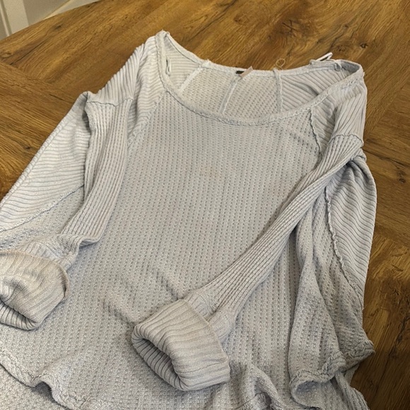 We the Free by Free People Catalina V-Neck Thermal Top - Picture 2 of 7